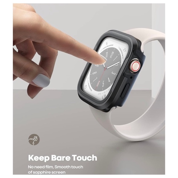 Lamicall Aluminum Rugged Case Armor Designed for Apple Watch - Picture 2 of 5